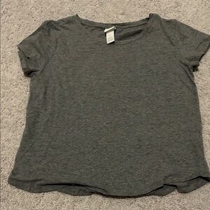 H&M Charcoal Gray Short Sleeve Tee
